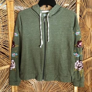 Mudd Lightweight Junior Flower Hoodie